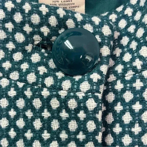 Anthropologie Elevenses Women‎ Sz 10  Cropped Tweed Front Tie Blazer Jacket - Picture 8 of 12